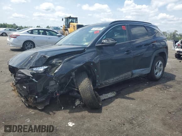 ✅ 2022 Hyundai Tucson Preferred • VIN: KM8JBCAE0NU066893 • Lot: 61813864. Wystawiony na Copart z przebiegiem 39 508 mil. Bezpłatny archiwum sprzedaży aukcyjnych z USA i szczegółowy raport historii pojazdu na DreamBid. Zdjęcie 1.