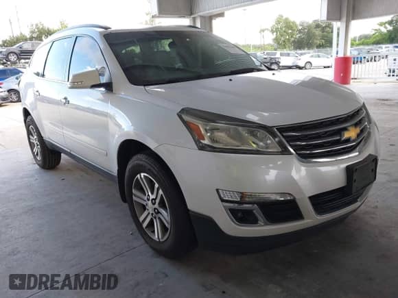 2017 Chevrolet Traverse LT с VIN 1GNKRHKD3HJ156592, выставлен на аукционе IAAI как лот 43051180 с пробегом 133 149 миль миль и . История ставок и продаж доступна на DreamBid. Изображение 1.