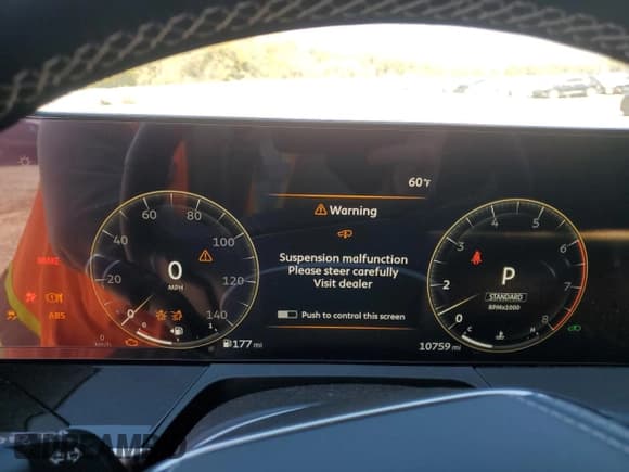 ✅ 2025 Infiniti QX80 Sensory • VIN: JN8AZ3DE9S9702080 • Lot: 91183955. Listed on Copart with 10,759 mi. Free auction sales archive from the USA and detailed vehicle history report at DreamBid. Image 9.