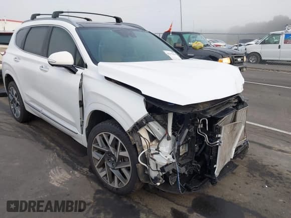 ✅ 2021 Hyundai Santa Fe Calligraphy • VIN: 5NMS5DAL8MH364084 • Lot: 43275810. Wystawiony na IAAI z przebiegiem 38 209 mil. Bezpłatny archiwum sprzedaży aukcyjnych z USA i szczegółowy raport historii pojazdu na DreamBid. Zdjęcie 1.