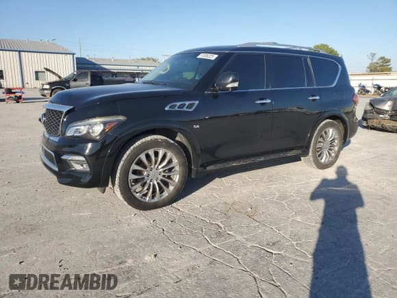 ✅ 2015 Infiniti QX80 • VIN: JN8AZ2NE6F9080701 • Lot: 91086325. Listed on Copart with 138,431 mi. Free auction sales archive from the USA and detailed vehicle history report at DreamBid. Image 1.