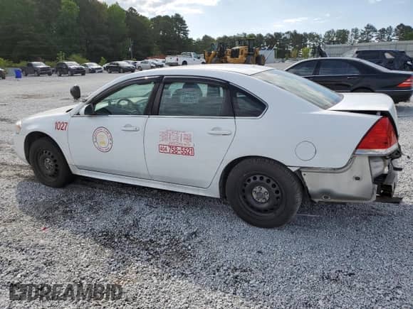 2015 Chevrolet Impala Police Police с VIN 2G1WD5E38F1159448, выставлен на аукционе Copart как лот 57712885 с пробегом 226 647 миль миль и Списание • Salvage title. История ставок и продаж доступна на DreamBid. Изображение 2.