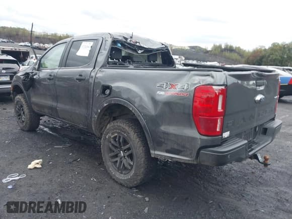 ✅ 2020 Ford Ranger Lariat • VIN: 1FTER4FH0LLA56202 • Lot: 43394940. Listed on IAAI with 65,140 mi. Free auction sales archive from the USA and detailed vehicle history report at DreamBid. Image 3.