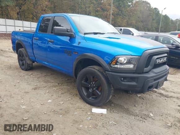 ✅ 2020 Ram 1500 Warlock • VIN: 1C6RR7GT3LS125340 • Lot: 40808062. Listed on IAAI with 28,288 mi. Free auction sales archive from the USA and detailed vehicle history report at DreamBid. Image 1.