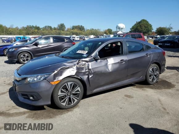 ✅ 2017 Honda Civic EX-L • VIN: 19XFC1F78HE206603 • Lot: 84782805. Listed on Copart with 40,535 mi. Free auction sales archive from the USA and detailed vehicle history report at DreamBid. Image 1.
