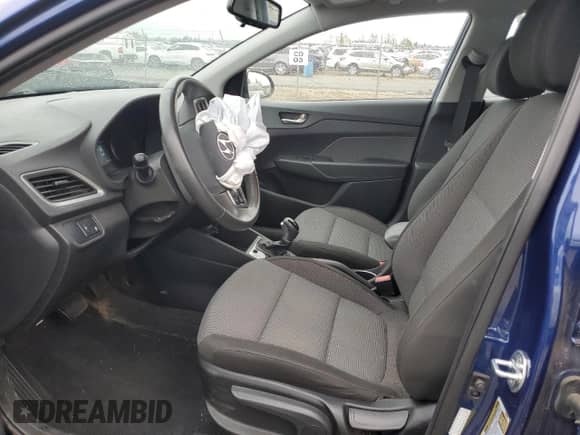 2021 Hyundai Accent Limited with VIN 3KPC34A67ME152725, listed as a Copart auction lot 74799464 with 24,519 mi miles and Salvage title. Bid and sale history available at DreamBid. Image 7.