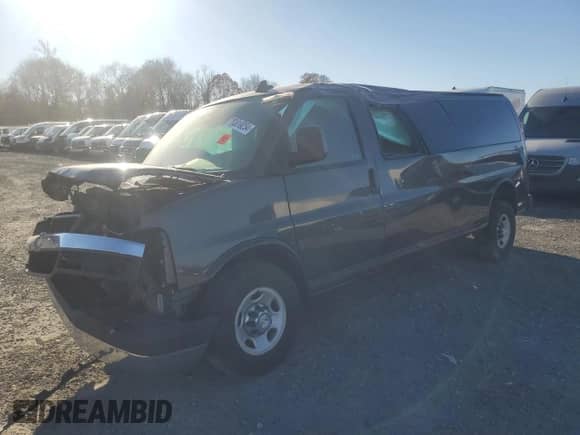 2016 Chevrolet Express Passenger LT with VIN 1GAZGPFF4G1243590, listed as a Copart auction lot 80019254 with Not provided miles and Salvage title. Bid and sale history available at DreamBid. Image 1.