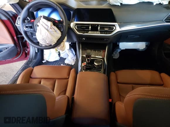 ✅ 2023 BMW M4 Competition xDrive • VIN: WBS43AZ09PCM93647 • Lot: 63674293. Listed on Copart with Not provided. Free auction sales archive from the USA and detailed vehicle history report at DreamBid. Image 8.