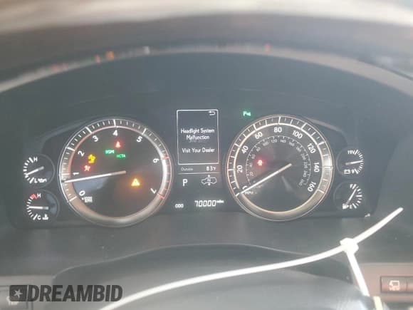 ✅ 2016 Lexus LX 570 • VIN: JTJHY7AX0G4219668 • Lot: 82423395. Listed on Copart with 70,000 mi. Free auction sales archive from the USA and detailed vehicle history report at DreamBid. Image 9.