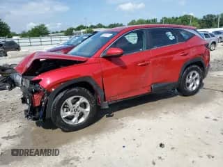 2022 Hyundai Tucson SE with VIN 5NMJA3AE8NH008335, listed as a Copart auction lot 65061245 with 58,857 mi miles and Non repairable. Bid and sale history available at DreamBid. Image 1.