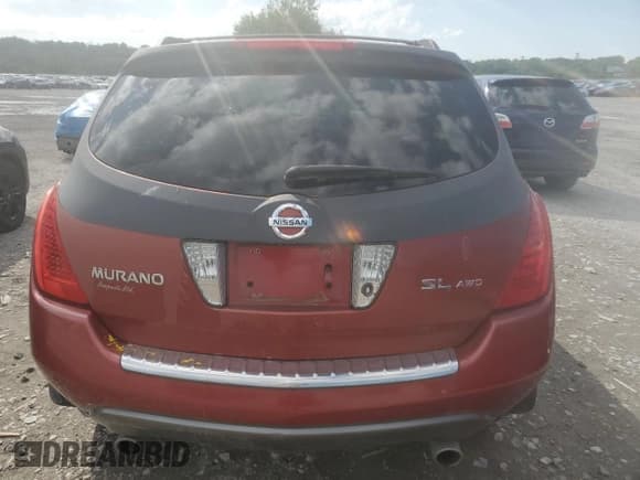 ✅ 2007 Nissan Murano SE • VIN: JN8AZ08W97W650878 • Lot: 56858545. Wystawiony na Copart z przebiegiem 123 304 mil. Bezpłatny archiwum sprzedaży aukcyjnych z USA i szczegółowy raport historii pojazdu na DreamBid. Zdjęcie 6.