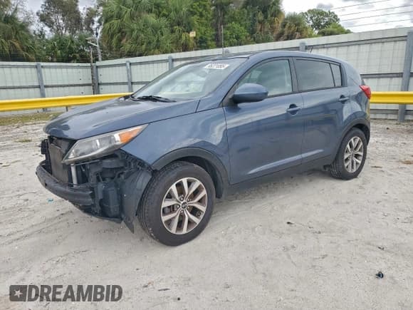 ✅ 2016 Kia Sportage LX • VIN: KNDPB3ACXG7838654 • Лот: 95221095. Опубликован ранее на Copart с пробегом 96 344 миль. Бесплатный доступ к архиву аукционных продаж из США и подробный отчёт об истории автомобиля на DreamBid. Изображение 1.