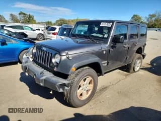 ✅ 2018 Jeep Wrangler Unlimited Sport • VIN: 1C4BJWDG0JL807358 • Лот: 87357935. Опубликован ранее на Copart с пробегом 63 365 миль. Бесплатный доступ к архиву аукционных продаж из США и подробный отчёт об истории автомобиля на DreamBid. Изображение 1.