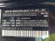 ✅ 2019 Mercedes-Benz C 43 AMG • VIN: 55SWF6EB1KU285008 • Lot: 41743022. Wystawiony na IAAI z przebiegiem 83 640 mil. Bezpłatny archiwum sprzedaży aukcyjnych z USA i szczegółowy raport historii pojazdu na DreamBid. Zdjęcie 9.