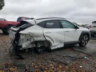 2024 Hyundai Kona Limited with VIN KM8HE3A34RU136132, listed as a Copart auction lot 80269224 with 23,378 mi miles and Salvage title. Bid and sale history available at DreamBid. Image 3.