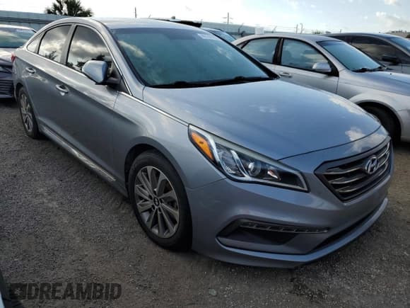 ✅ 2015 Hyundai Sonata Sport • VIN: 5NPE34AF6FH043941 • Lot: 49140163. Listed on Copart with Not provided. Free auction sales archive from the USA and detailed vehicle history report at DreamBid. Image 4.