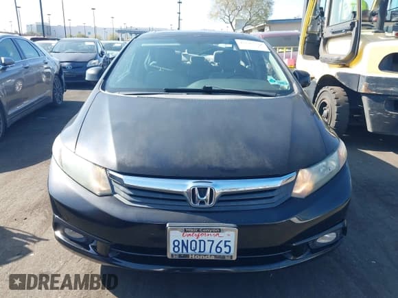 ✅ 2012 Honda Civic EX-L • VIN: 2HGFB2F93CH555676 • Lot: 43645737. Listed on IAAI with 134,196 mi. Free auction sales archive from the USA and detailed vehicle history report at DreamBid. Image 13.