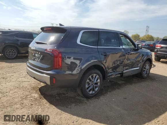 ✅ 2025 Kia Telluride LX • VIN: 5XYP24GC0SG635958 • Lot: 84816025. Listed on Copart with 1,179 mi. Free auction sales archive from the USA and detailed vehicle history report at DreamBid. Image 3.
