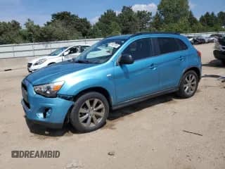 2013 Mitsubishi Outlander LE with VIN 4A4AR5AU9DE021407, listed as a Copart auction lot 67437785 with 91,695 mi miles and Salvage title. Bid and sale history available at DreamBid. Image 1.