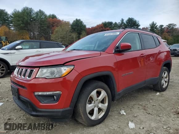 ✅ 2017 Jeep Compass Latitude • VIN: 3C4NJDBB1HT657770 • Lot: 91447895. Listed on Copart with 70,607 mi. Free auction sales archive from the USA and detailed vehicle history report at DreamBid. Image 1.