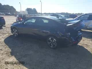 2023 Hyundai Elantra SEL with VIN KMHLS4AG7PU610583, listed as a IAAI auction lot 43192261 with 16,906 mi miles and . Bid and sale history available at DreamBid. Image 3.