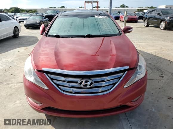 ✅ 2013 Hyundai Sonata SE • VIN: 5NPEC4AC9DH673732 • Lot: 74176734. Listed on Copart with Not provided. Free auction sales archive from the USA and detailed vehicle history report at DreamBid. Image 5.