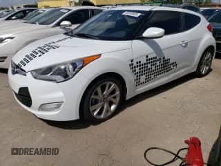 2017 Hyundai Veloster z VIN KMHTC6AD1HU322526, wystawiony jako Copart lot #49550693 z przebiegiem 47 781 mil mil oraz . Historia ofert i sprzedaży dostępna na DreamBid. Obrazek 1.