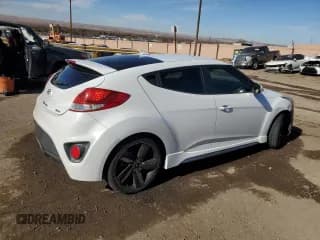 ✅ 2013 Hyundai Veloster Turbo • VIN: KMHTC6AEXDU163332 • Lot: 80580784. Listed on Copart with 130,982 mi. Free auction sales archive from the USA and detailed vehicle history report at DreamBid. Image 3.