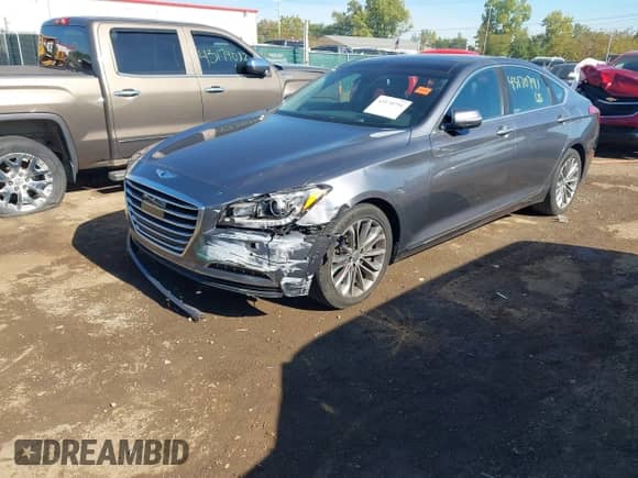 2015 Hyundai Genesis 3.8L z VIN KMHGN4JEXFU022795, wystawiony jako IAAI lot #43170791 z przebiegiem 128 649 mil mil oraz . Historia ofert i sprzedaży dostępna na DreamBid. Obrazek 6.