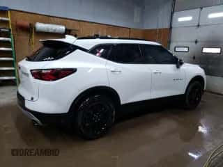 2021 Chevrolet Blazer LT with VIN 3GNKBCRS9MS548173, listed as a Copart auction lot 60158194 with 107,035 mi miles and Non repairable. Bid and sale history available at DreamBid. Image 3.