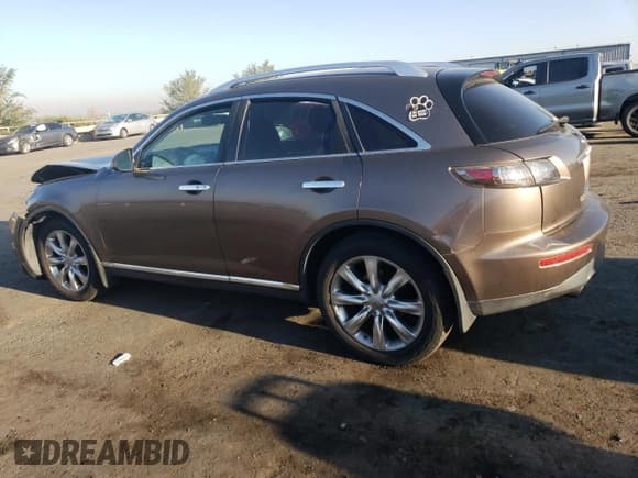 ✅ 2007 Infiniti FX • VIN: JNRBS08W47X400544 • Lot: 73293444. Wystawiony na Copart z przebiegiem Nie podano. Bezpłatny archiwum sprzedaży aukcyjnych z USA i szczegółowy raport historii pojazdu na DreamBid. Zdjęcie 2.