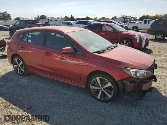 ✅ 2018 Subaru Impreza Special Sports • VIN: 4S3GTAK60J1744514 • Lot: 71275265. Listed on Copart with 50,970 mi. Free auction sales archive from the USA and detailed vehicle history report at DreamBid. Image 4.