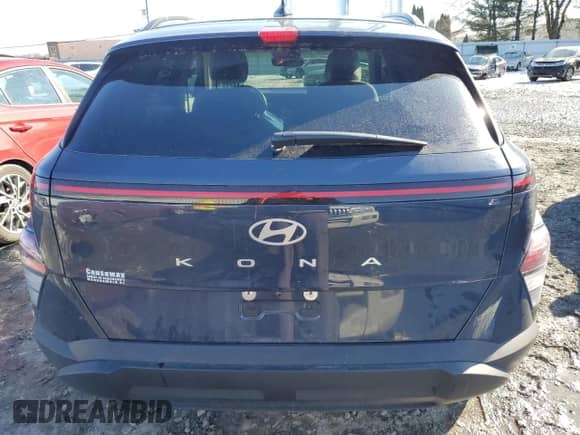 2024 Hyundai Kona SEL with VIN KM8HB3AB2RU051578, listed as a Copart auction lot 42038345 with 15,594 mi miles and Salvage title. Bid and sale history available at DreamBid. Image 6.