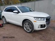 ✅ 2018 Audi Q5 Premium Plus • VIN: WA1BNAFY2J2228255 • Лот: 43474658. Опубликован ранее на IAAI с пробегом 58 495 миль. Бесплатный доступ к архиву аукционных продаж из США и подробный отчёт об истории автомобиля на DreamBid. Изображение 1.