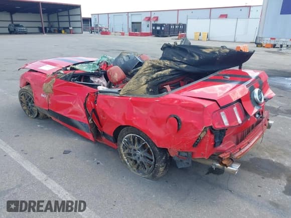 ✅ 2012 Ford Mustang GT Premium • VIN: 1ZVBP8FF9C5229733 • Lot: 42932652. Listed on IAAI with Not provided. Free auction sales archive from the USA and detailed vehicle history report at DreamBid. Image 3.