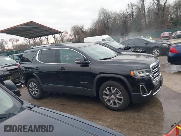 ✅ 2023 GMC Acadia SLT • VIN: 1GKKNML44PZ225872 • Lot: 41091785. Listed on IAAI with 21,334 mi. Free auction sales archive from the USA and detailed vehicle history report at DreamBid. Image 14.