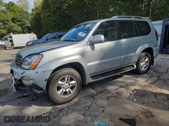 ✅ 2005 Lexus GX 470 • VIN: JTJBT20X550087584 • Lot: 85889525. Wystawiony na Copart z przebiegiem 260 436 mil. Bezpłatny archiwum sprzedaży aukcyjnych z USA i szczegółowy raport historii pojazdu na DreamBid. Zdjęcie 1.