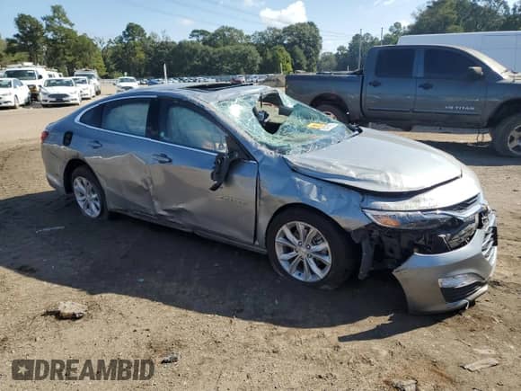 2024 Chevrolet Malibu LT with VIN 1G1ZD5ST8RF165958, listed as a Copart auction lot 83766895 with 40,880 mi miles and Salvage title. Bid and sale history available at DreamBid. Image 4.
