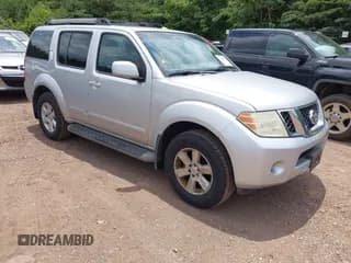 ✅ 2008 Nissan Pathfinder SE • VIN: 5N1AR18B78C633042 • Lot: 42605972. Listed on IAAI with 143,529 mi. Free auction sales archive from the USA and detailed vehicle history report at DreamBid. Image 1.