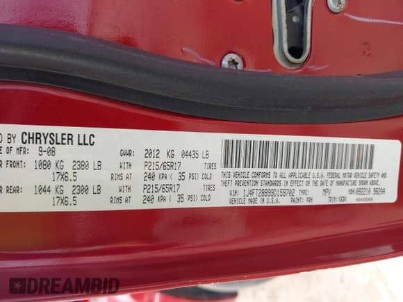 ✅ 2009 Jeep Patriot Sport • VIN: 1J4FT28B99D159702 • Lot: 43238786. Wystawiony na IAAI z przebiegiem 115 436 mil. Bezpłatny archiwum sprzedaży aukcyjnych z USA i szczegółowy raport historii pojazdu na DreamBid. Zdjęcie 9.