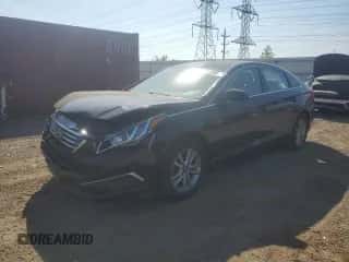 2016 Hyundai Sonata SE z VIN 5NPE24AF6GH263889, wystawiony jako Copart lot #80583505 z przebiegiem 88 503 mil mil oraz Szkoda całkowita • Salvage title. Historia ofert i sprzedaży dostępna na DreamBid. Obrazek 1.