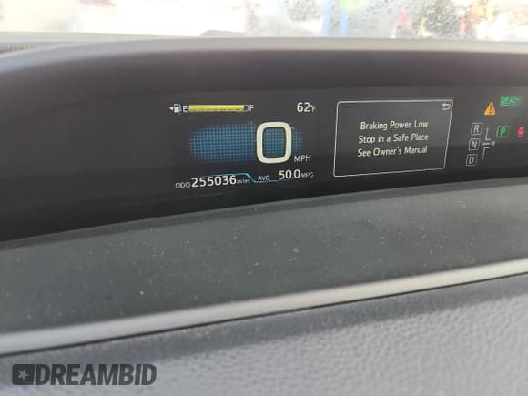 ✅ 2017 Toyota Prius Four • VIN: JTDKARFU6H3531251 • Lot: 91888155. Listed on Copart with 255,036 mi. Free auction sales archive from the USA and detailed vehicle history report at DreamBid. Image 9.