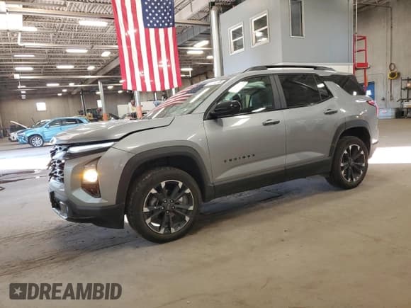 ✅ 2026 Chevrolet Equinox AWD RS • VIN: 3GNAXTEG4TL203964 • Лот: 91315875. Опубликован ранее на Copart с пробегом 5 348 миль. Бесплатный доступ к архиву аукционных продаж из США и подробный отчёт об истории автомобиля на DreamBid. Изображение 1.