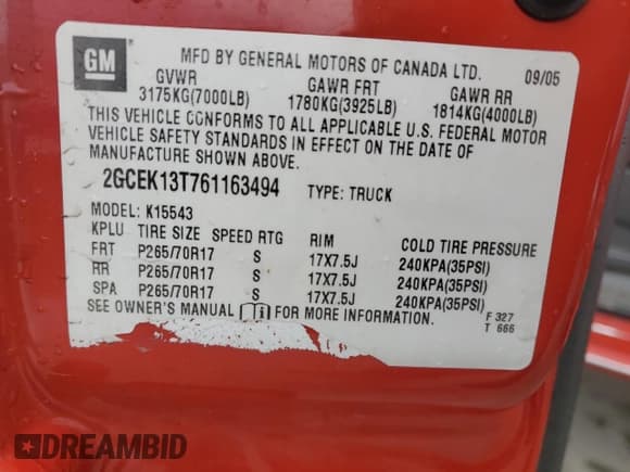 ✅ 2006 Chevrolet Silverado 1500 LT1 • VIN: 2GCEK13T761163494 • Лот: 80128934. Опубликован ранее на Copart с пробегом 213 385 миль. Бесплатный доступ к архиву аукционных продаж из США и подробный отчёт об истории автомобиля на DreamBid. Изображение 12.