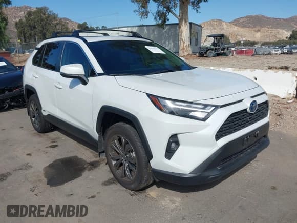 ✅ 2024 Toyota RAV4 Hybrid XLE Premium • VIN: JTMB6RFV9RD564086 • Lot: 43586269. Listed on IAAI with 13,507 mi. Free auction sales archive from the USA and detailed vehicle history report at DreamBid. Image 1.