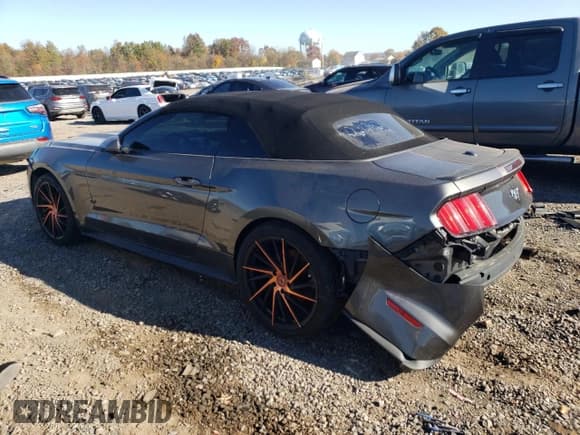 ✅ 2017 Ford Mustang EcoBoost Premium • VIN: 1FATP8UHXH5334242 • Lot: 90137145. Listed on Copart with 72,393 mi. Free auction sales archive from the USA and detailed vehicle history report at DreamBid. Image 2.