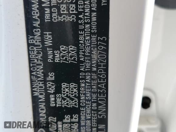 ✅ 2023 Hyundai Tucson Limited • VIN: 5NMJE3AE6PH207973 • Lot: 57761214. Wystawiony na Copart z przebiegiem 11 468 mil. Bezpłatny archiwum sprzedaży aukcyjnych z USA i szczegółowy raport historii pojazdu na DreamBid. Zdjęcie 15.