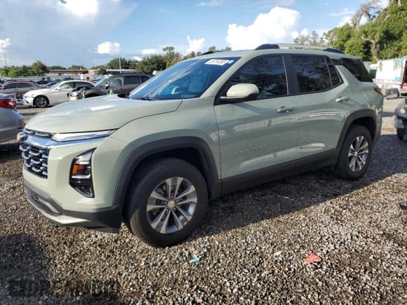 ✅ 2025 Chevrolet Equinox FWD LT • VIN: 3GNAXHEG0SL150224 • Lot: 69734095. Wystawiony na Copart z przebiegiem 14 455 mil. Bezpłatny archiwum sprzedaży aukcyjnych z USA i szczegółowy raport historii pojazdu na DreamBid. Zdjęcie 1.