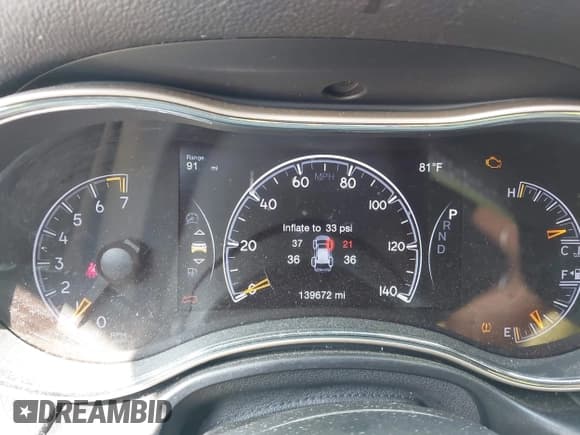 ✅ 2017 Jeep Grand Cherokee Altitude • VIN: 1C4RJFAG9HC853414 • Лот: 42958304. Опубликован ранее на IAAI с пробегом 139 672 миль. Бесплатный доступ к архиву аукционных продаж из США и подробный отчёт об истории автомобиля на DreamBid. Изображение 7.