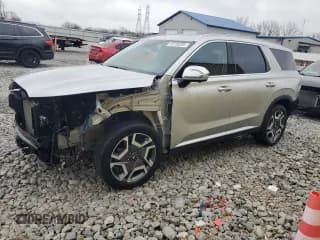 ✅ 2024 Hyundai Palisade SEL • VIN: KM8R4DGE4RU697548 • Лот: 43735285. Опубликован ранее на Copart с пробегом 12 542 миль. Бесплатный доступ к архиву аукционных продаж из США и подробный отчёт об истории автомобиля на DreamBid. Изображение 1.